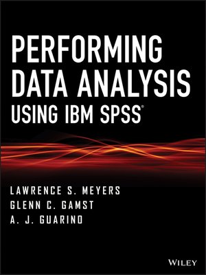 cover image of Performing Data Analysis Using IBM SPSS